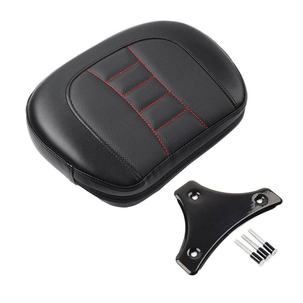 Passenger Sissy Bar Backrest Pad Bracket fit for Harley Touring Electra Street