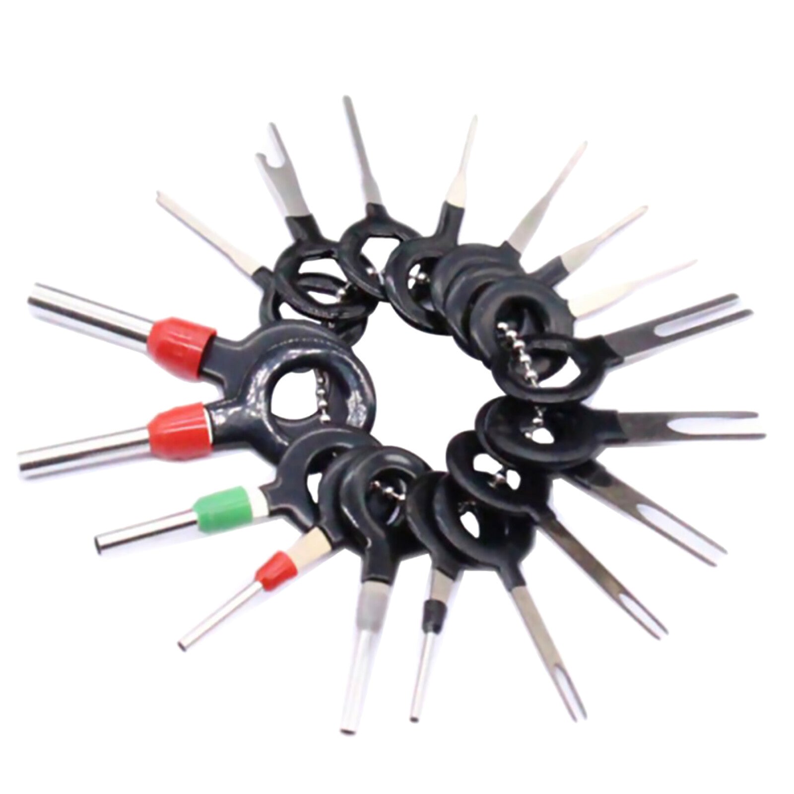 18 Pack Aluminum Motorcycle Wire Terminal Removal Tool Wiring Pin Puller B