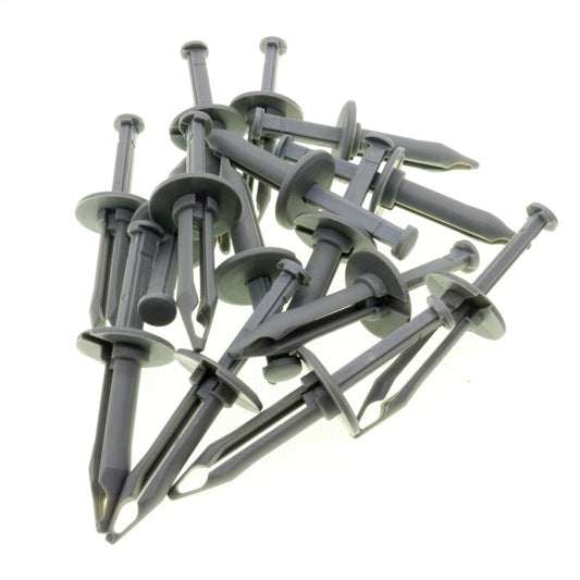 10 Front door trim panel retaining clips compatible with for Buick and for Chevrolet standard models.