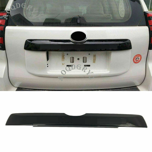 for Toyota Prado 150 2018-2021 Piano black Rear Door Trunk Lid Cover Decor Trim