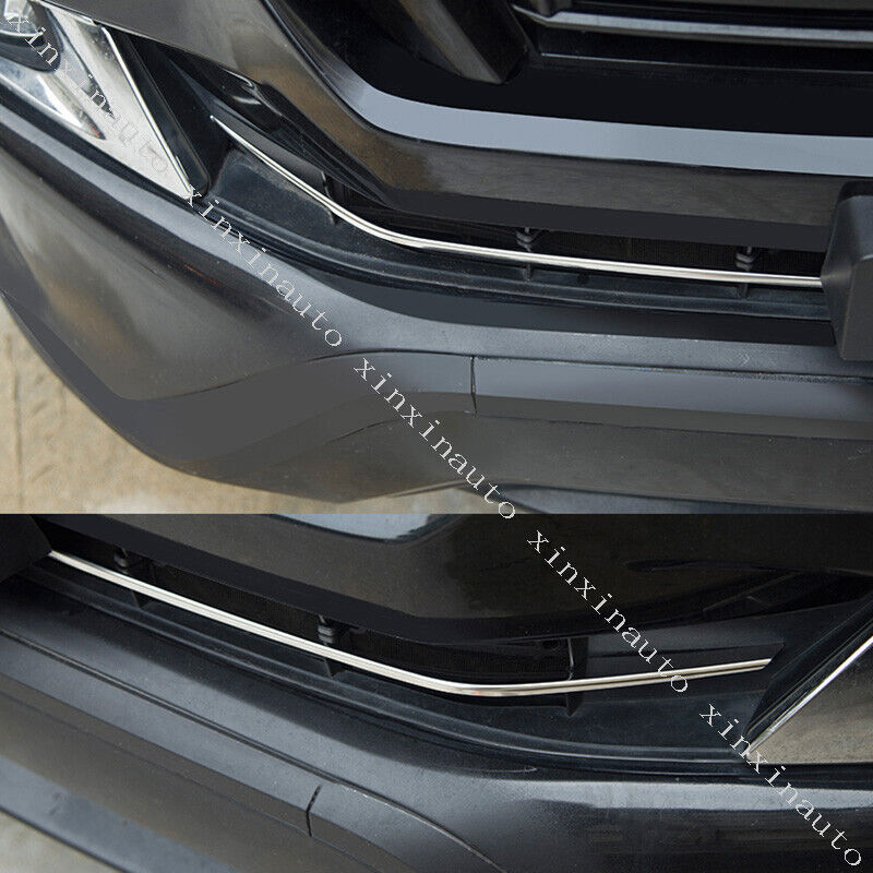 Chrome Front FogLight Molding Trim Strip for Toyota for Land Cruiser LC200 2016-2021