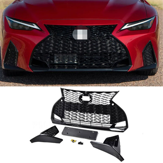 FRONT GRILLE W/ CAMERA HOLE 53112-53470 FOR 21-22 for LEXUS IS300 IS350 F-SPORT