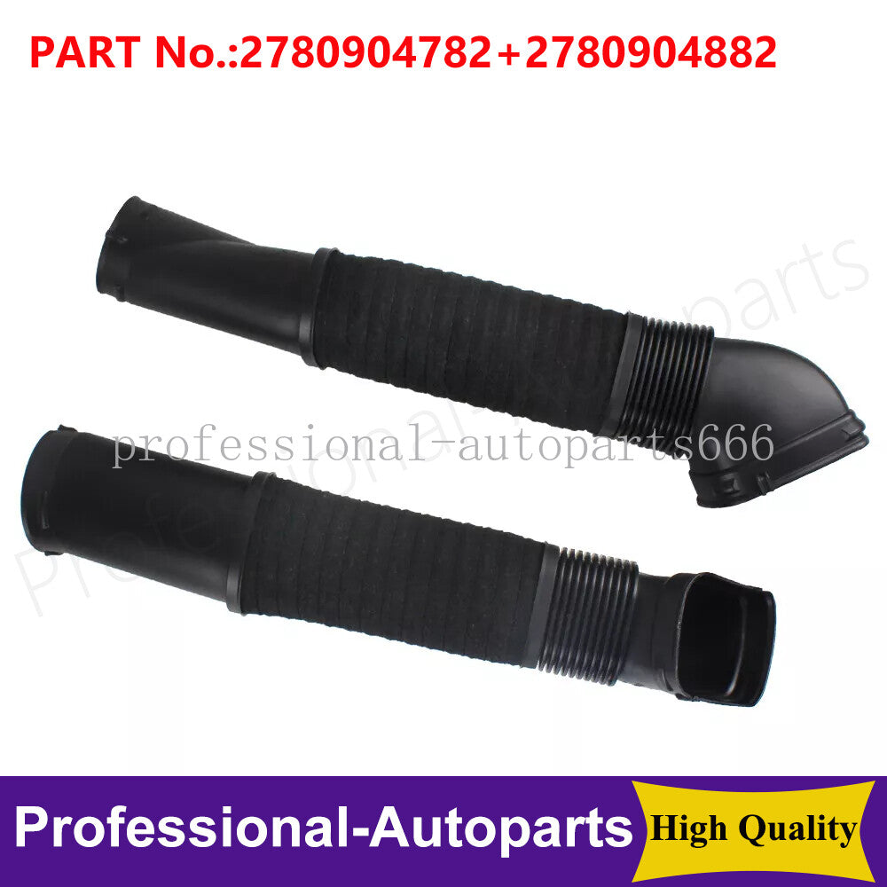 Left + right air intake hoses are suitable for Mercedes-Benz W221, S550, CL550, CL500, and S63.
