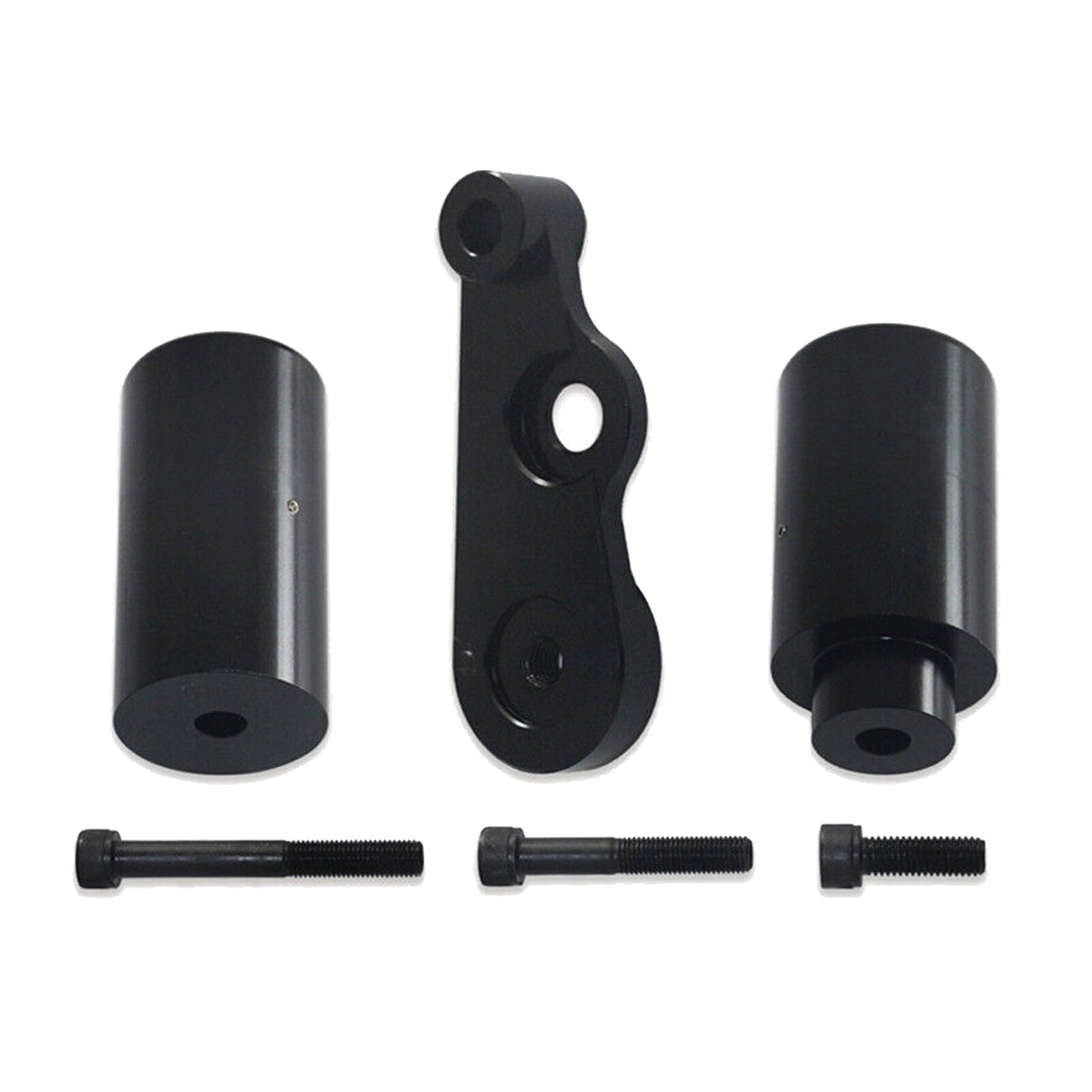 for Suzuki 06-09 GSX-R 600 750 Black Aluminum NO CUT Frame Sliders Crash Protect