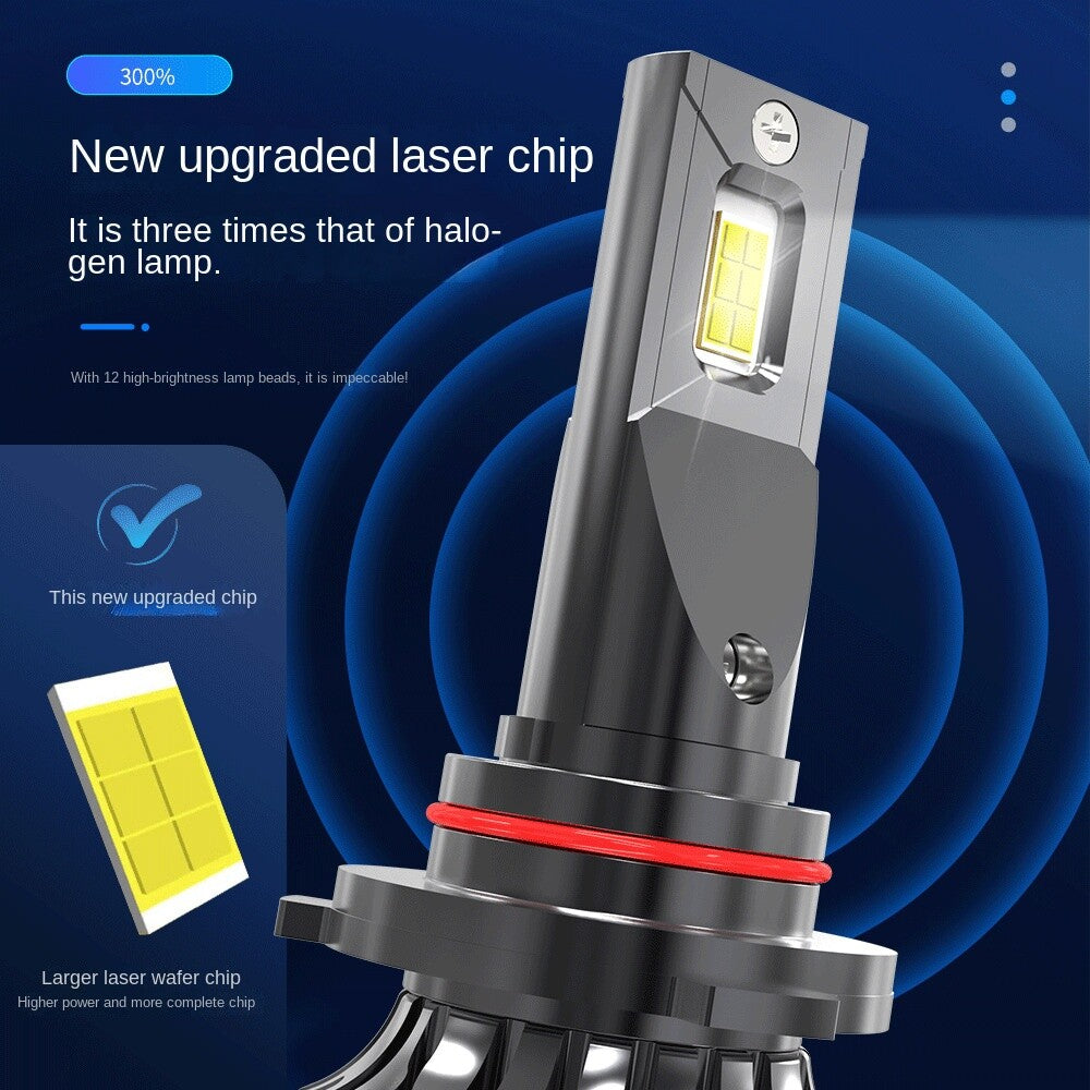 ?2x 9007 Hi Lo LED Headlight Bulbs 6000K 18000LM 12 Chips Super Bright Kit?