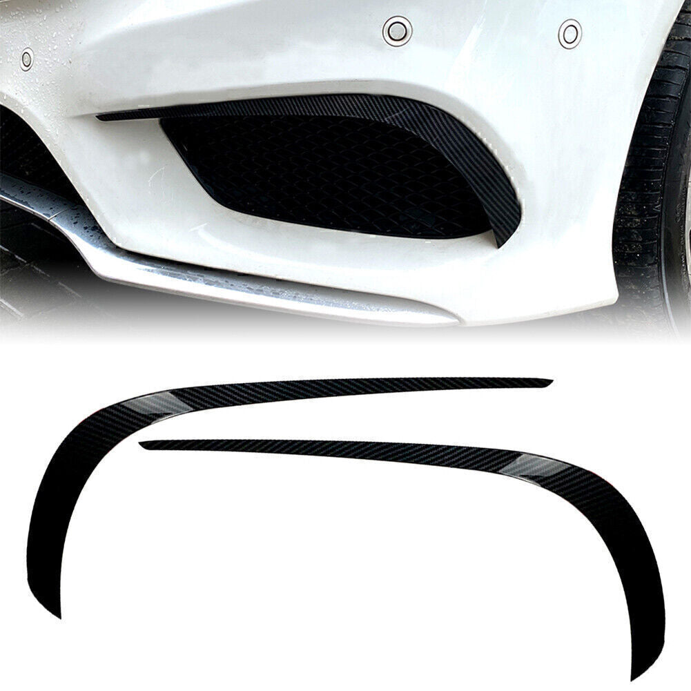 Front Bumper Lip Splitter Spoiler Fit for Mercedes-Benz E-Class W212 Facelift 13-16