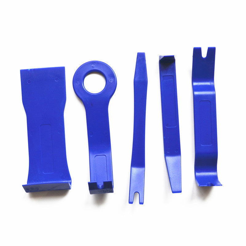 Car 5in1 Vehicles Trim Interior Panel Clip Lights Pry Open Tools Repairing Kit