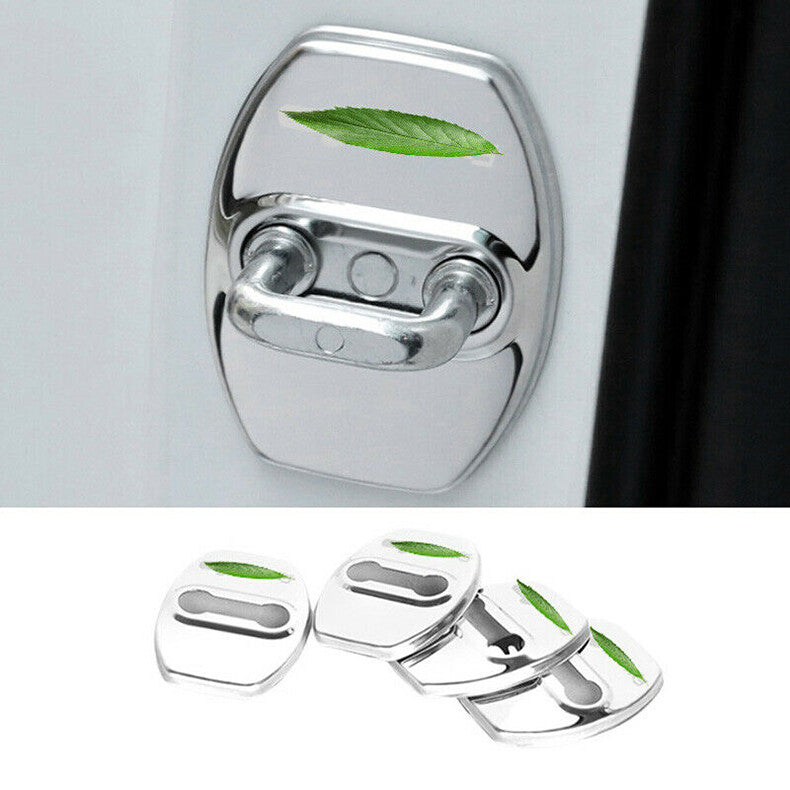 for Kia K5 2021-2023 Silver titanium Car Door Lock Buckle Covers Protection Trim