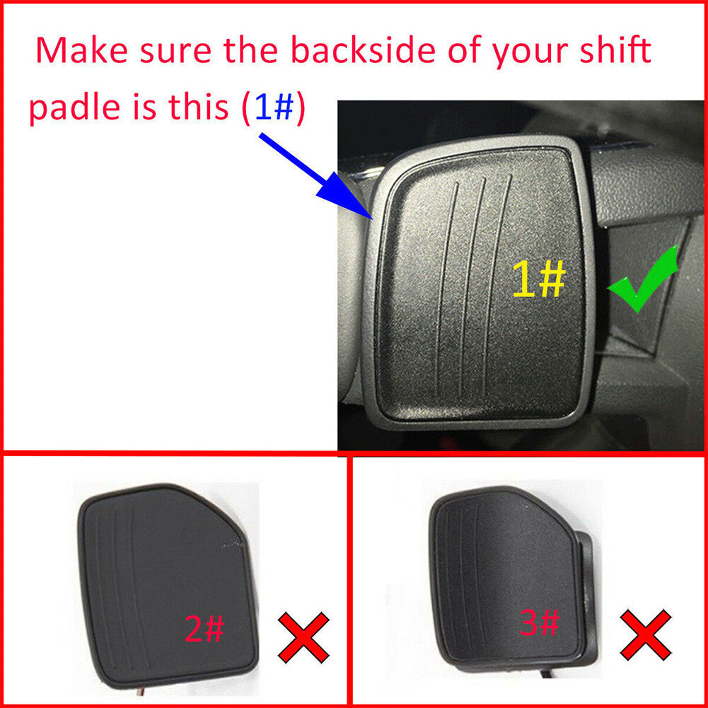 2xSteering Wheel Shift Paddle Shifter Fit for Audi A3 A4L for A5 A6L S3 S4 Q2 Q5L Q7 TTS