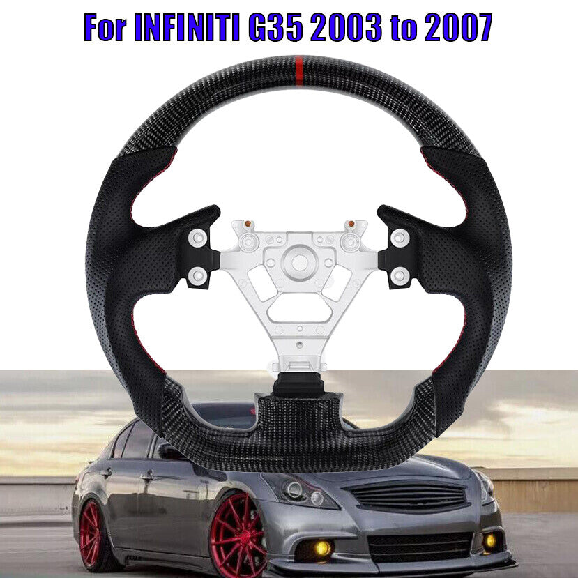 Carbon Fiber Steering Wheel for INFINITI G35 2003-2007 NEW