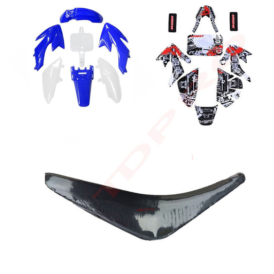 Plastic aerodynamic graphic for seat suitable for Honda Pit bicycle CRF50 110cc 125cc Taodao SSR