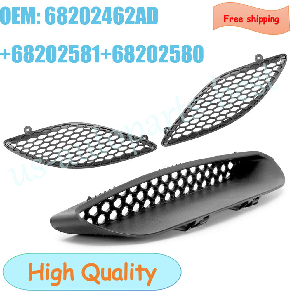 Set Center Hood Bezel Grille For 15-20 for DODGE Charger SRT Hellcat 68202-581AC