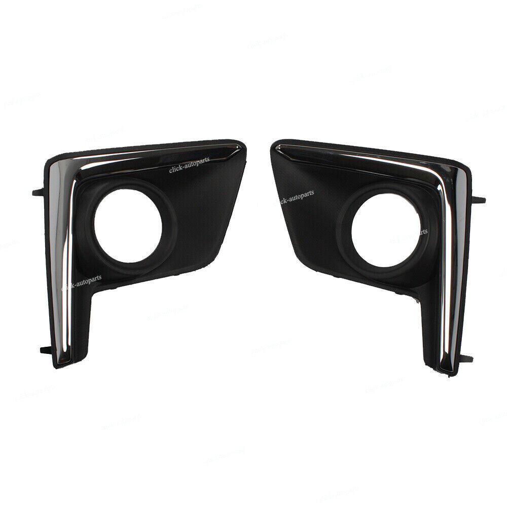 RightLeft Chrome Fog Driving Light Lamp Bezel for Subaru Crosstrek 2016-2018