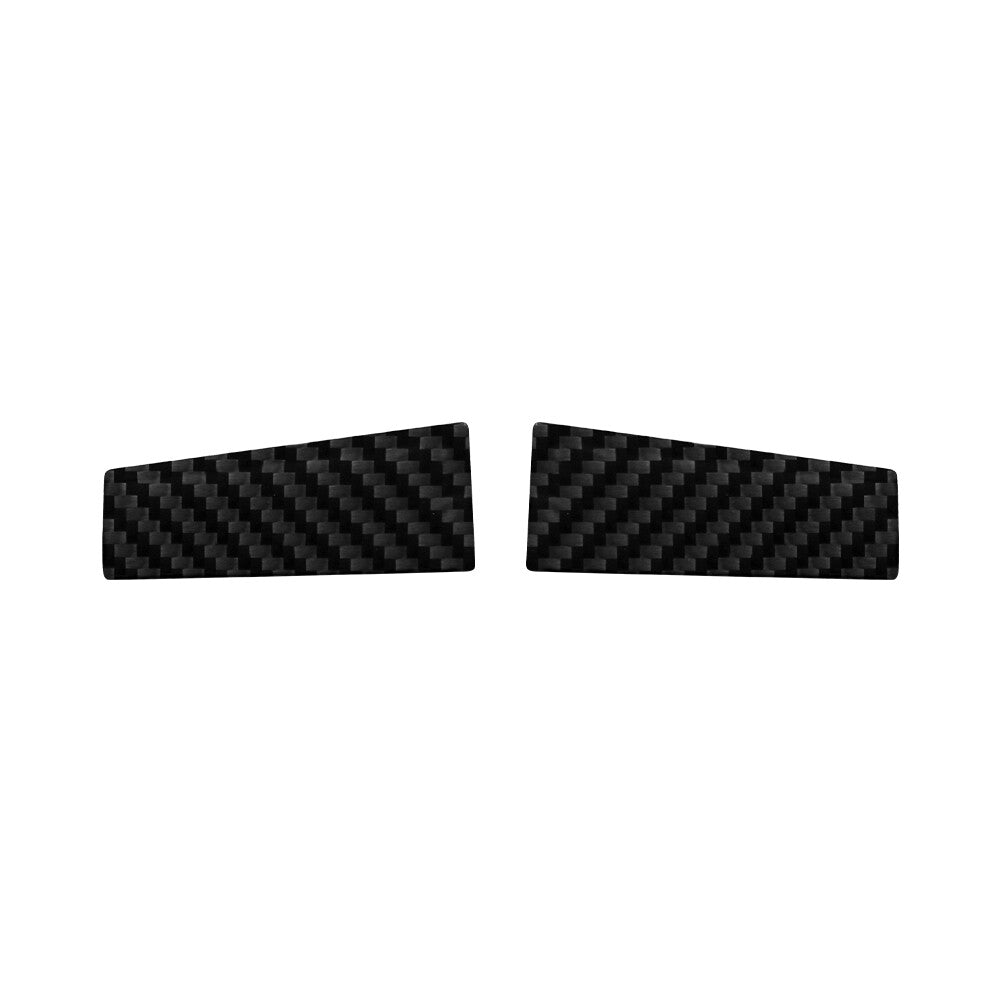 2X Carbon Fiber Front Door Cup Holder Storage Trim for Honda Ridgeline 2017-2020