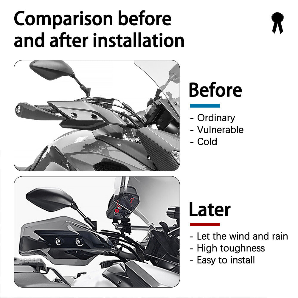 Handguard Hand Shield Protector Cover for Yamaha MT-09 MT09 TRACER 900 14 - 17