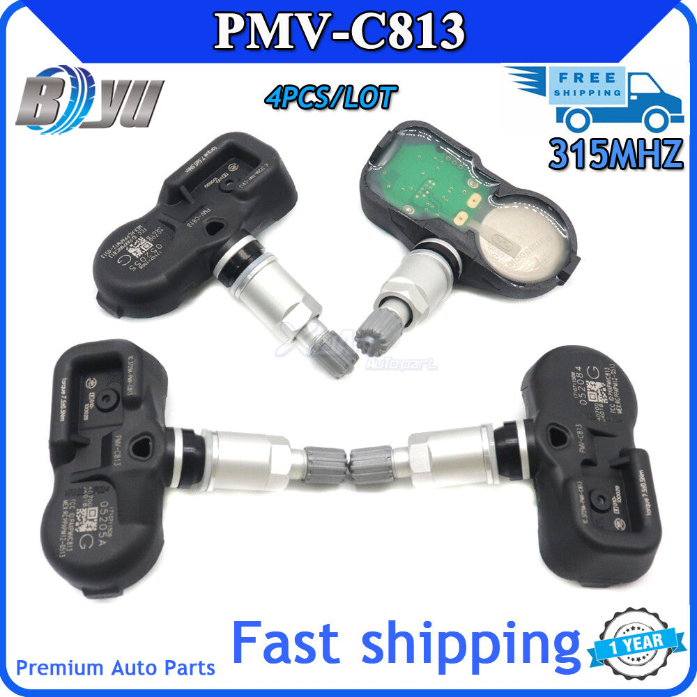 4-piece TPMS for Infiniti EX35 G35 G37 and for Nissan PMV-C813 tire pressure sensor monitors