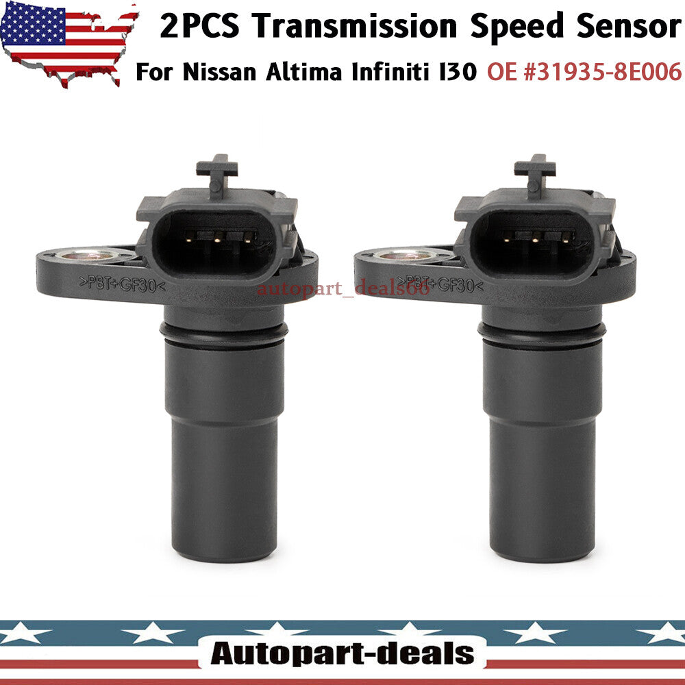 2x Transmission Speed Sensor 31935-8E006 for Nissan Altima Maxima for Infiniti I30