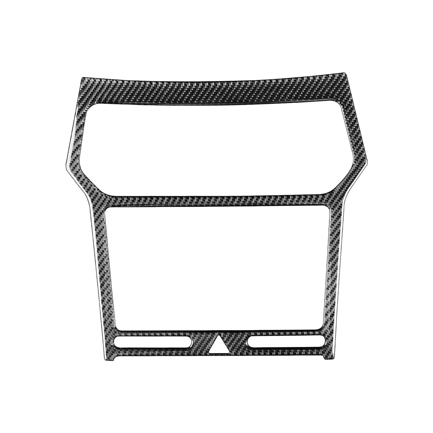 fit 2013-2019 for Ford Explorer Carbon Fiber Stereo Radio Panel Frame Cover Trim AT