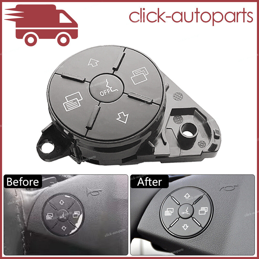 Left Steering Wheel Controls Switch Buttons Gray for Mercedes-Benz 06-11 ML GL