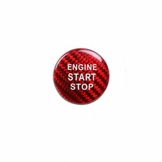 Carbon Engine Start Stop Button Cover Trim