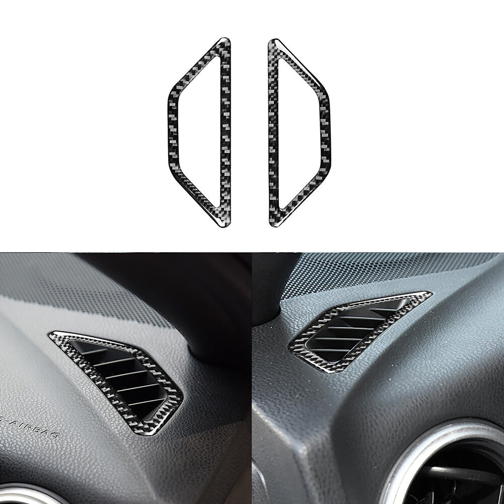 Carbon Fiber Dashboard Panel Air Outlet Trim for Subaru BRZ for Toyota 86 2017-2019