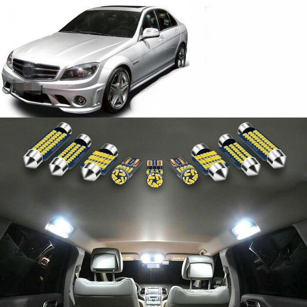20x Interior LED Light Bulbs Kit for Benz W204 C250 C350 C300 2008-2014
