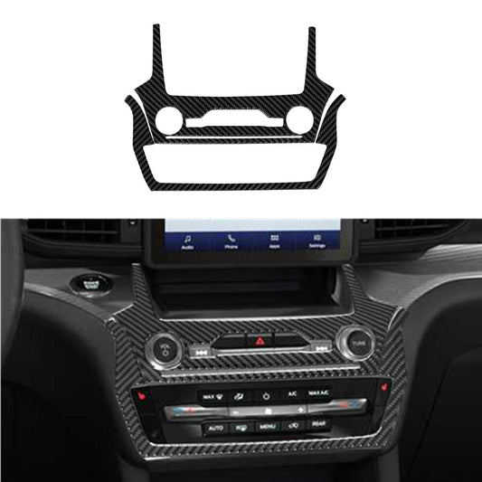 Carbon Fiber Center Radio A/C Button Cover Trim for Ford Explorer 2020-2023