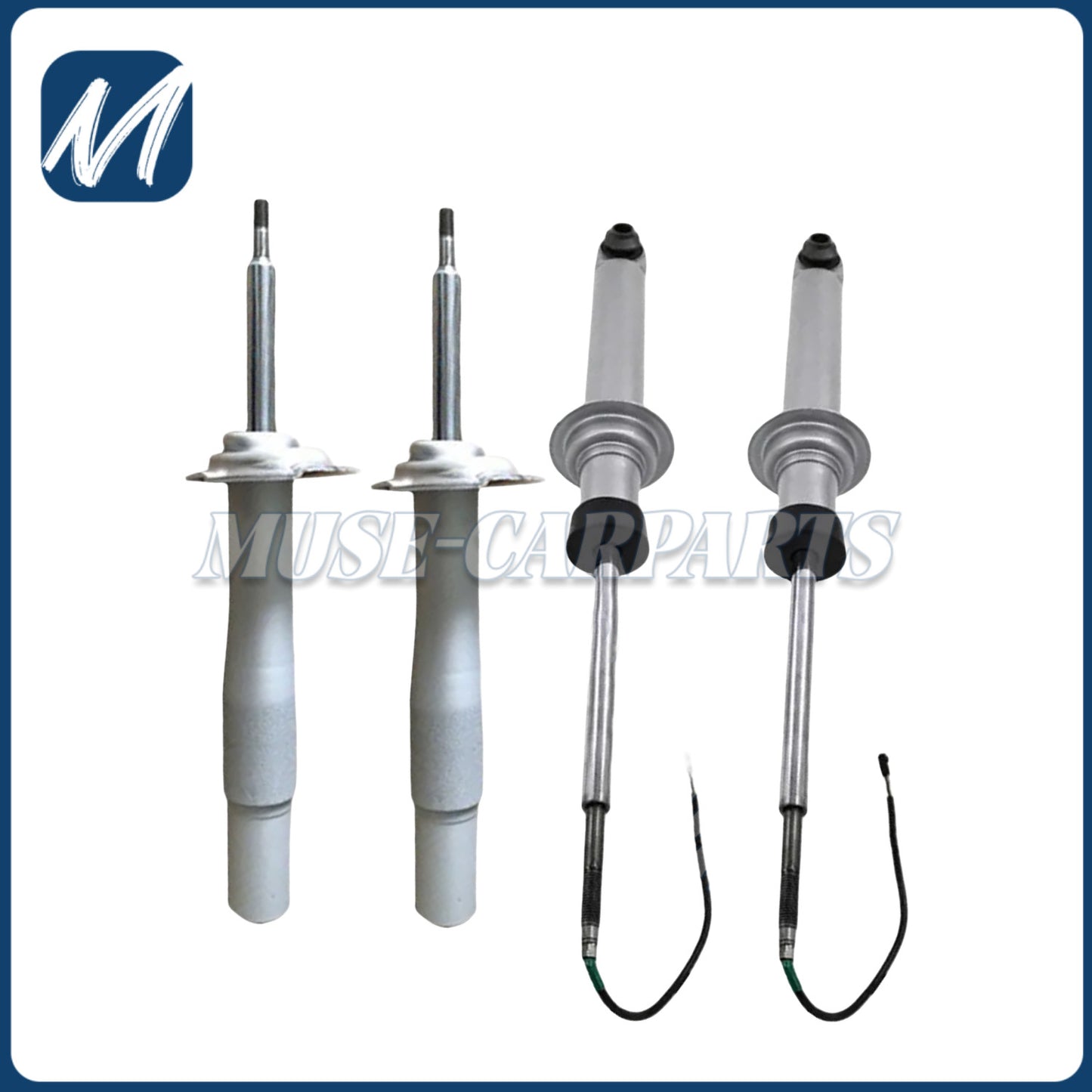 2-piece front shock absorber strut assembly suitable for Jaguar XF RWD 2009 - 2015 (non-electric).