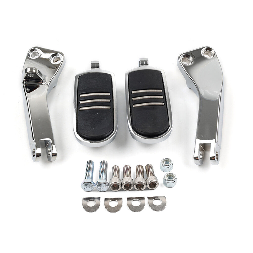 Motorcycle Passenger Foot Pegs Mount Support Bracket Fit for Harley Dyna Glide 06-17