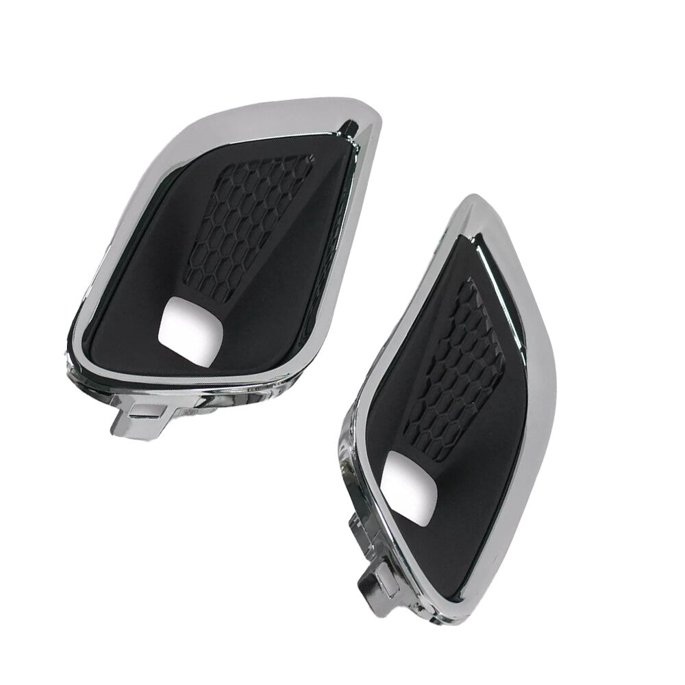 Pair Left Right Front Bumper Fog Lamp Light Cover Bezel for Jeep Cherokee