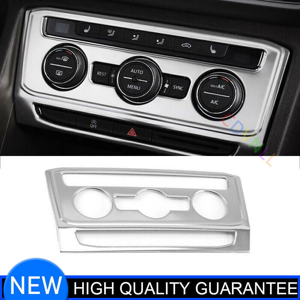 for Volkswagen Atlas 18-23 Steel Silver Air Conditioning Switch Panel Cover Trim