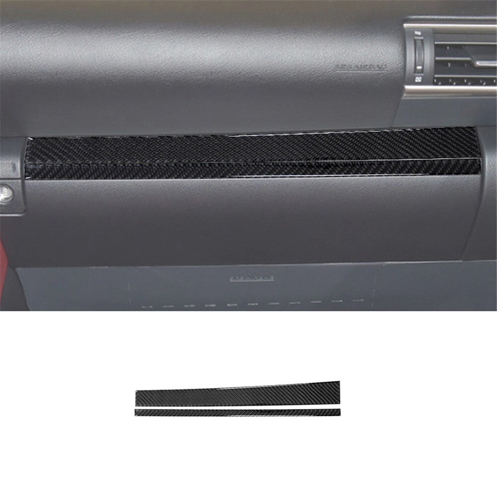 Carbon Fiber Passenger Dash Panel Cover Trim for Lexus RC300 350 200T 2015-2020