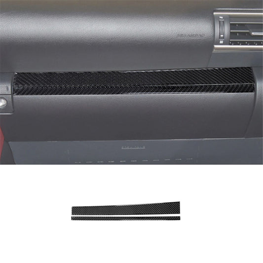 Carbon Fiber Passenger Dash Panel Cover Trim for Lexus RC300 350 200T 2015-2020