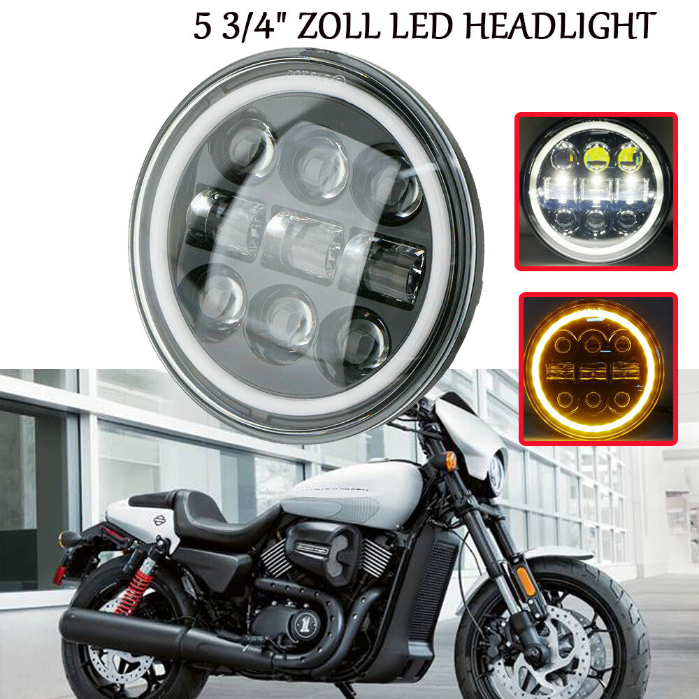 Universal 5.75-inch Motorcycle LED Projector Headlight 45W for Harley Sportster