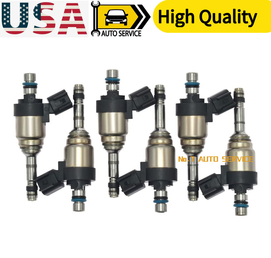 6X Fuel Injectors for Hyundai Azera 3.3L 2014-2017 for GENESIS 3.8L 2015-2016