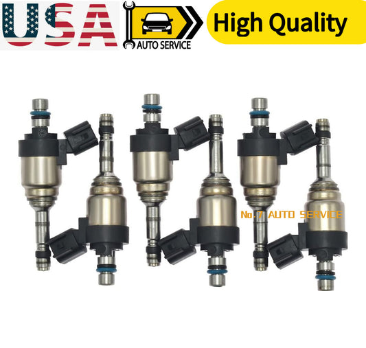 6X Fuel Injectors for Hyundai Azera 3.3L 2014-2017 for GENESIS 3.8L 2015-2016