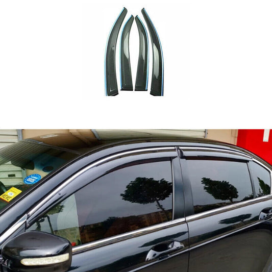 for Honda Accord Sedan 2003-07 Window Wind Visors Sun Rain Guard Vent Deflectors