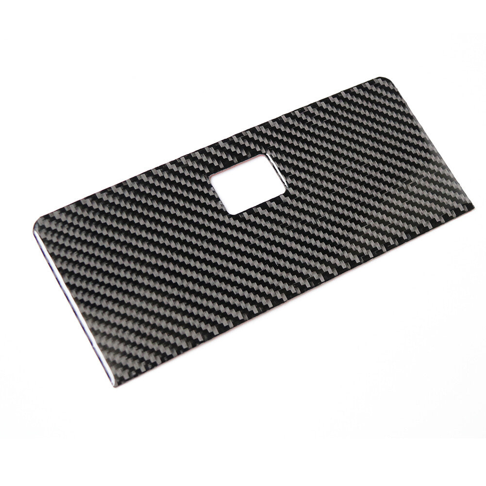 Carbon Fiber Central Storage Box Panel Cover Trim for Dodge Journey 2009-2010