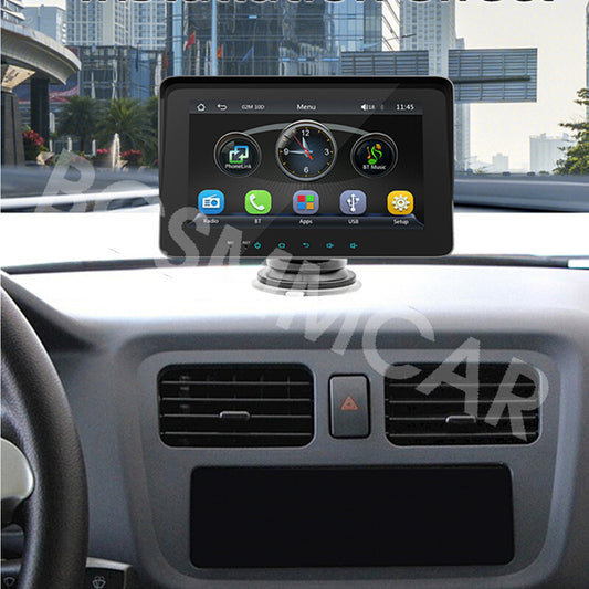 7in Portable Car Radio Stereo For Apple CarPlay Android Auto W/Backup Camera