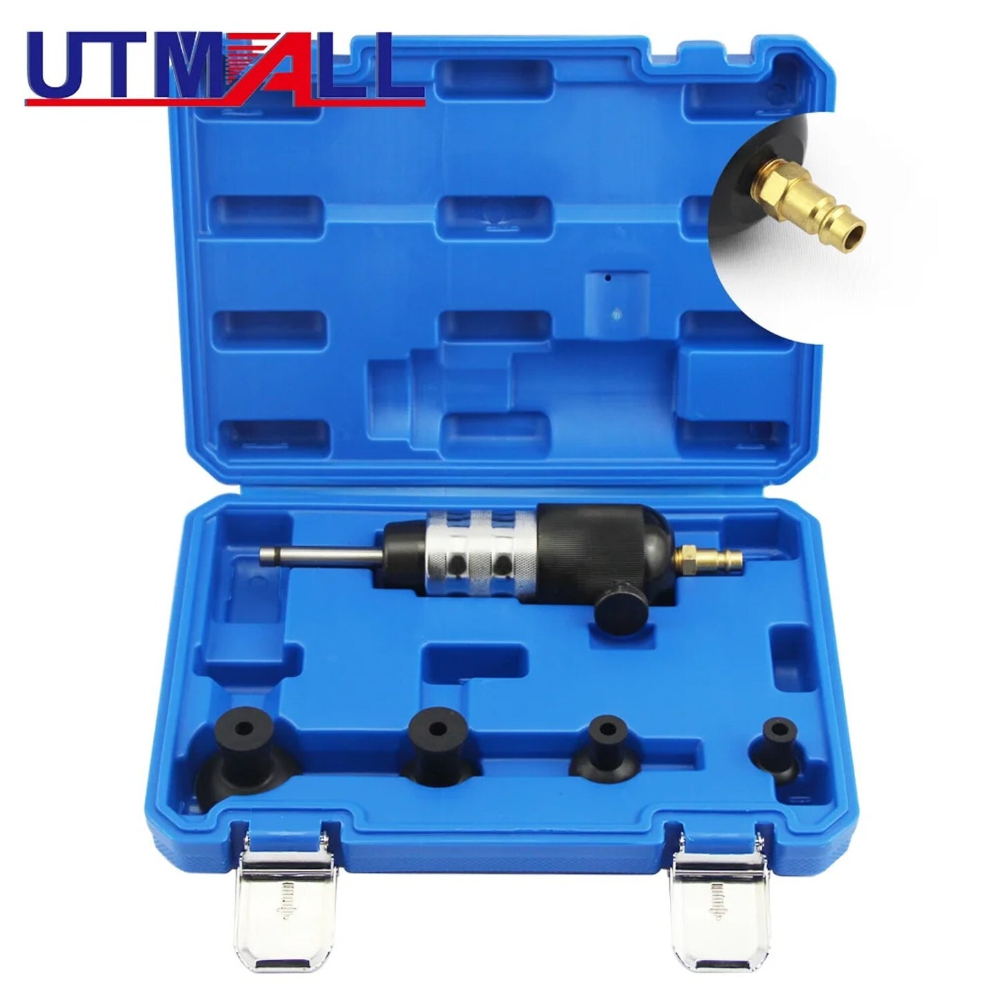 5-piece pneumatic valve grinding tool kit, rotary valve, air-operated