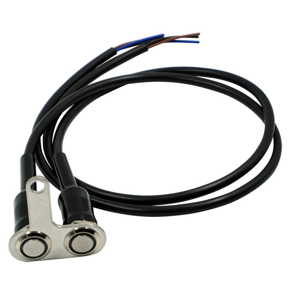 Schaltergriff Taste LED Edelstahl Wasserdicht Lenker 12V Rechts Motorrad Gr¨¹n