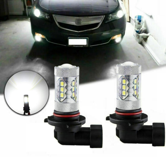 2X for Ford F150 F250 F350 Super Duty 100W 6000K White LED Fog Lights Bulbs Lamp