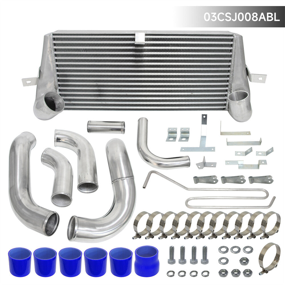 Turbo Bolt On Front Mount Intercooler Kit for Mazda RX7 RX-7 FD3S FD3 93-97 Blue