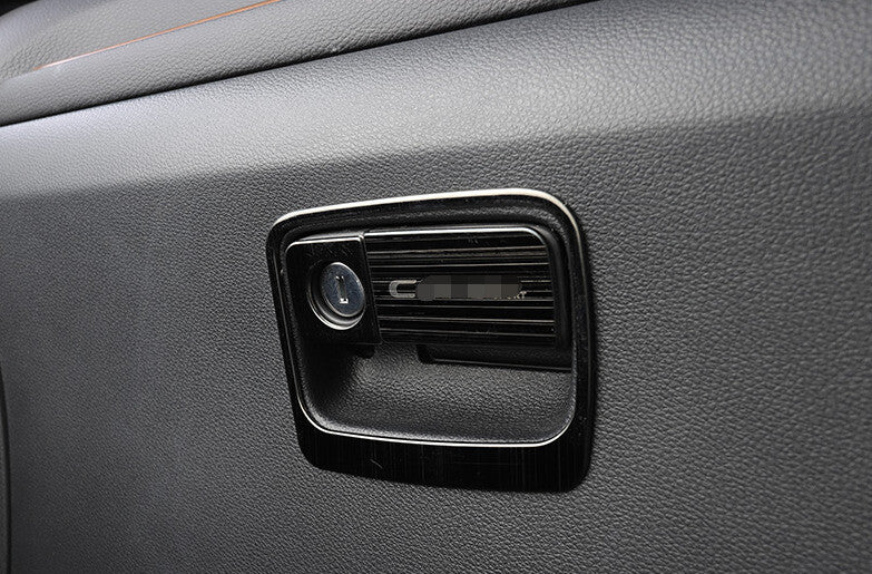 Dashboard for Co -pilot Handle Cover Trim for Honda CRV CR-V 2017-2022 Black Titanium