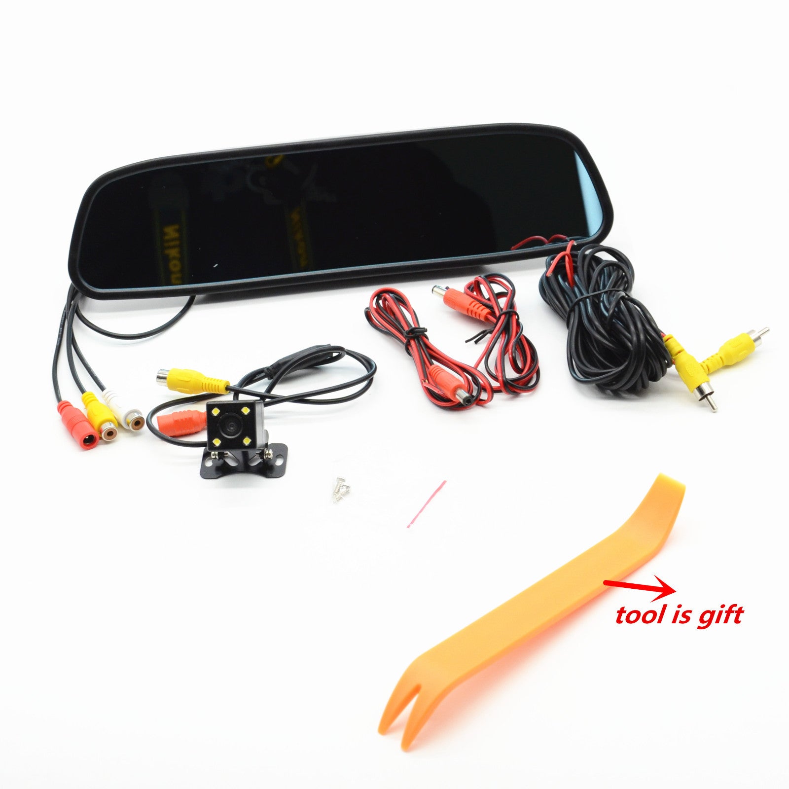 4.3 LCD Color Monitor Car Reverse Rear View Mirror Night USE Backup Camera