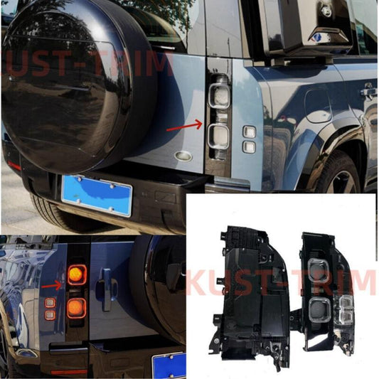 FIT for Land Rover for Defender 110 90 2020-2023 Smoked Tail Light Brake Rear Lamp