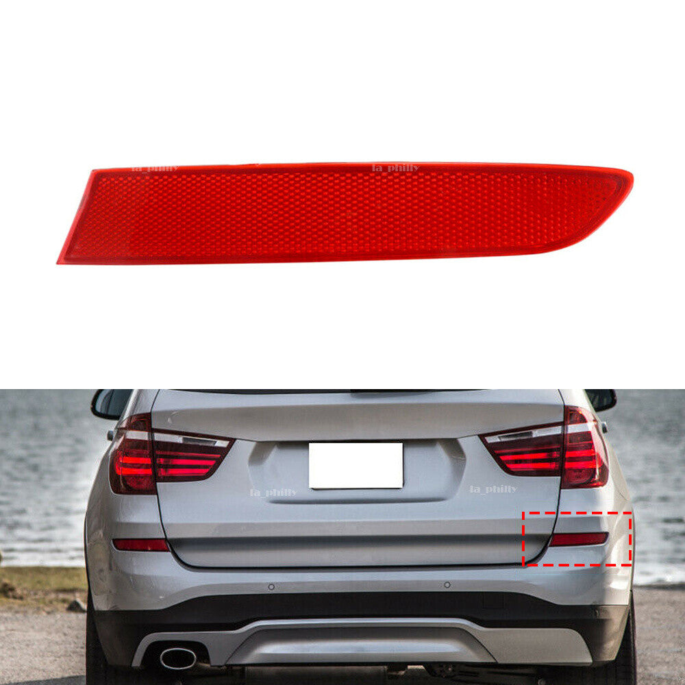 Rear Right Side Bumper Reflector Light Trim for BMW F25 X3 2014 2015 2016 2017