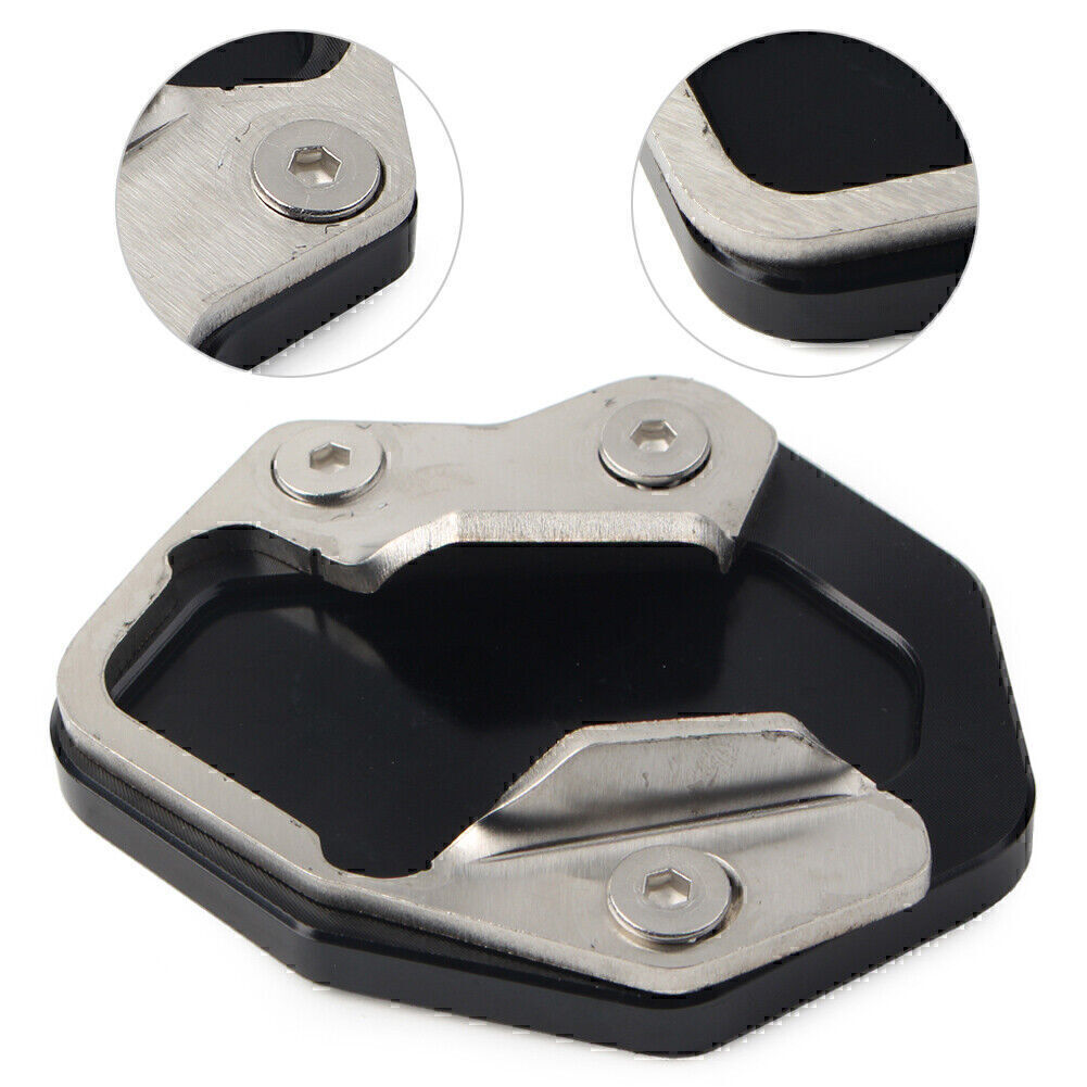 CNC Kickstand Side Stand Enlarger Plate Fit TIGER800 XR XCA XRX XRT 2015-18