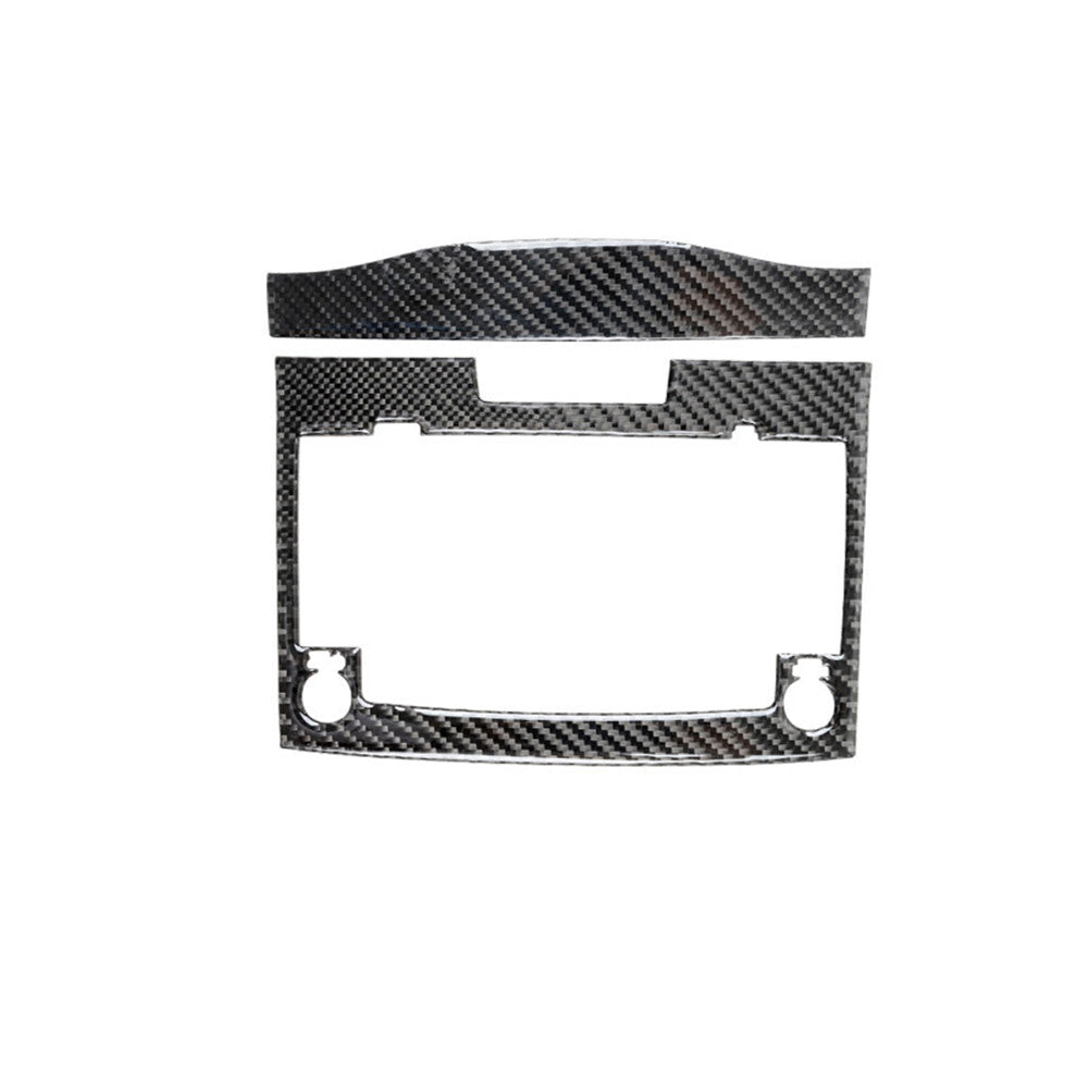 Carbon Fiber Radio With CD Player Frame Cover Trim for Honda CRV CR-V 2012-2014