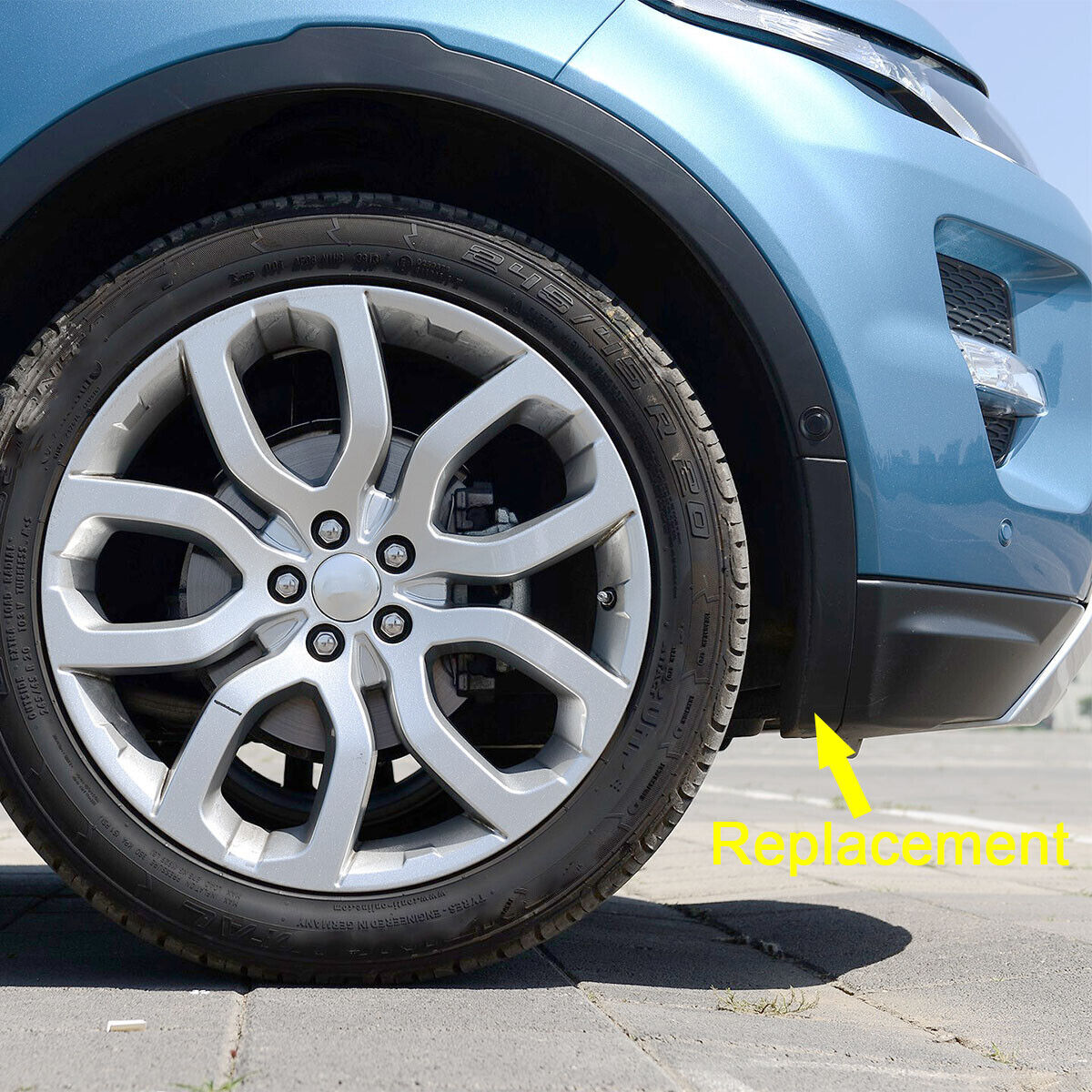 Right Front Bumper Wheel Molding Extension Fit for Range Rover Evoque 2012-2015